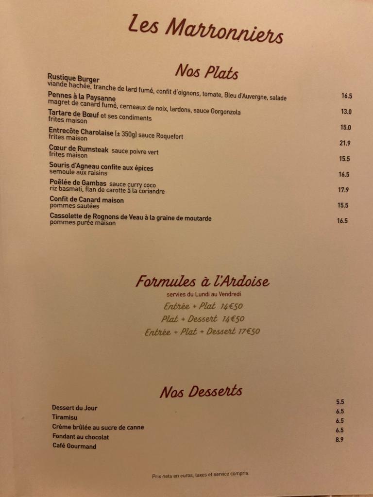Menu Les Marronniers-3